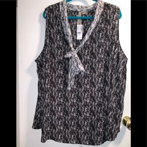 Penningtons neck tie blouse